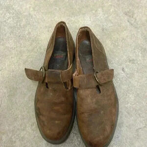 Vintage leather mary  janes 90s